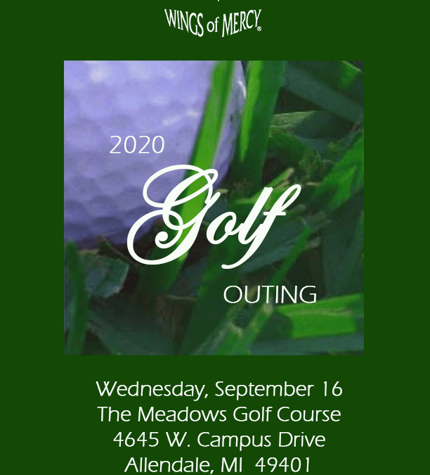 Register Today for the 2020 Wings of Mercy Golf Outing