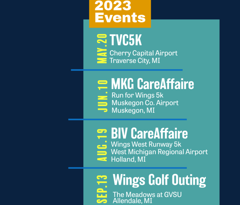 Save the Dates for our 2023 Events!